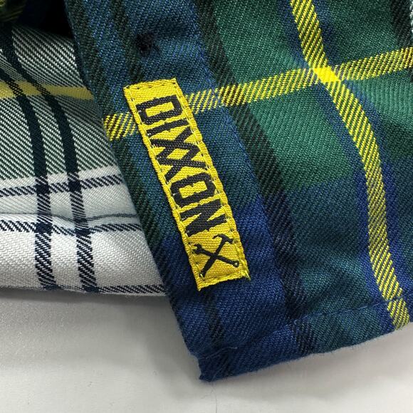 NWT DIXXON Women's Flannel Shirt The Griswold in Blue Yellow Green Plaid Size S - Picture 8 of 13